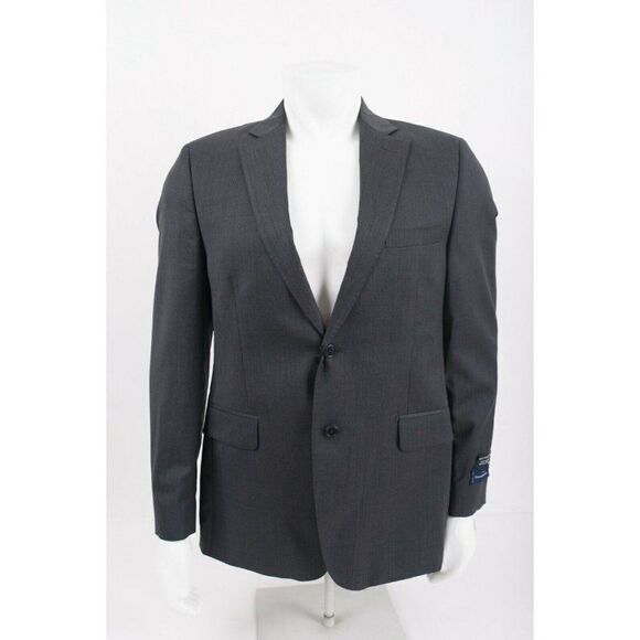 Ermenegildo Zegna Mens Suit Jacket Blazer Sport Coat Sz 40 R Gray Slim Fit NWT - Picture 1 of 6